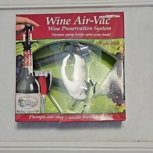 Wine Air-Vac Preservation System Twin Pack